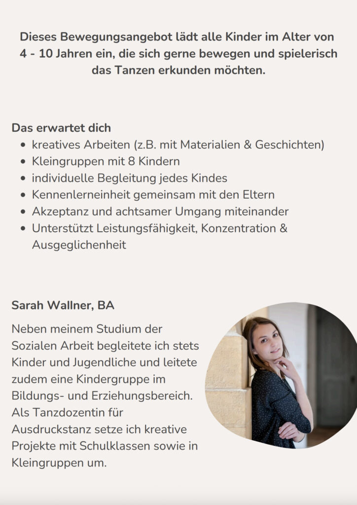 sarah wallner tanz flyer vorarlberg 2